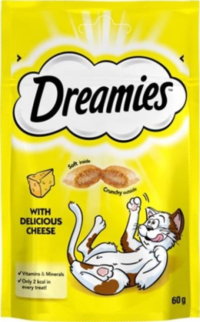 Dreamies Peynirli Kedi Ödül Bisküvisi 60 G
